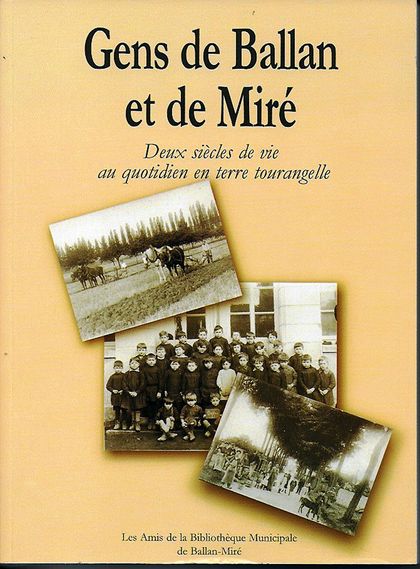Couverture : Gens de Ballan et de Miré