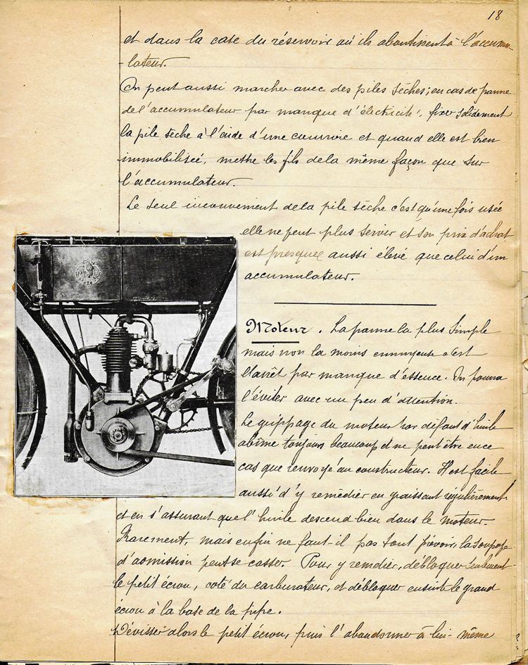 La motocyclette Mauxion