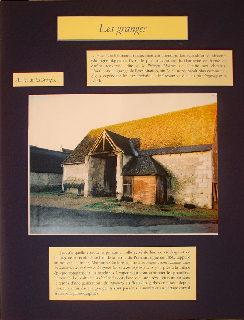 Images de la vie rurale à Ballan-Miré