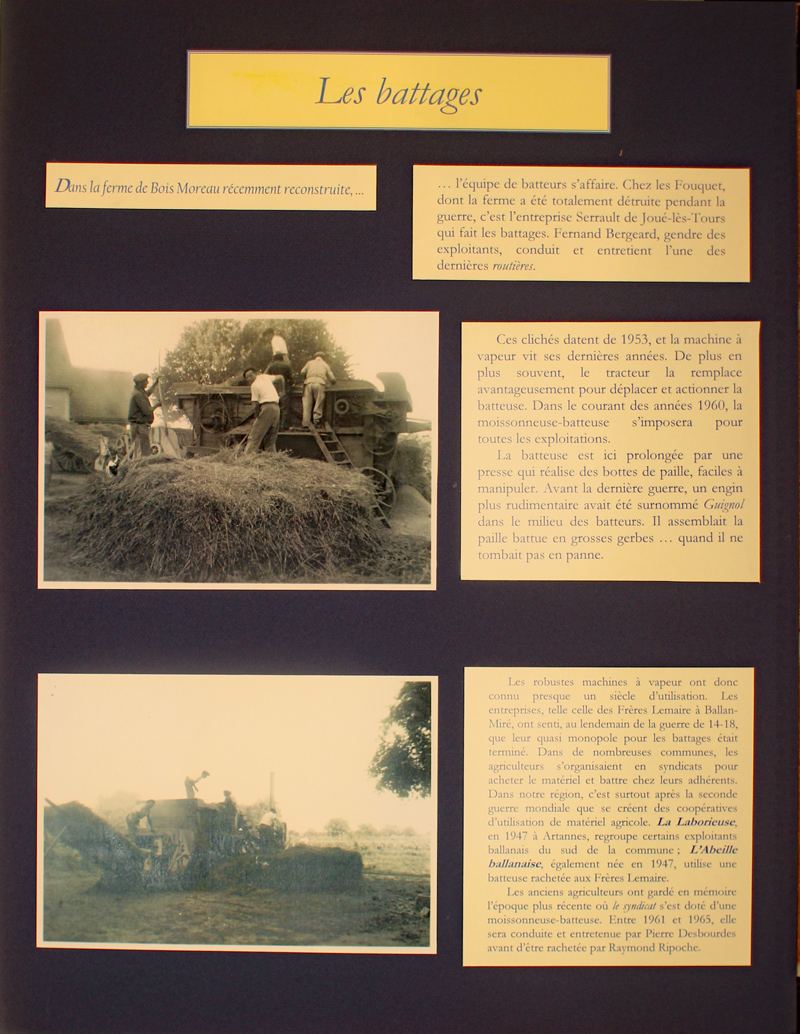 Images de la vie rurale à Ballan-Miré